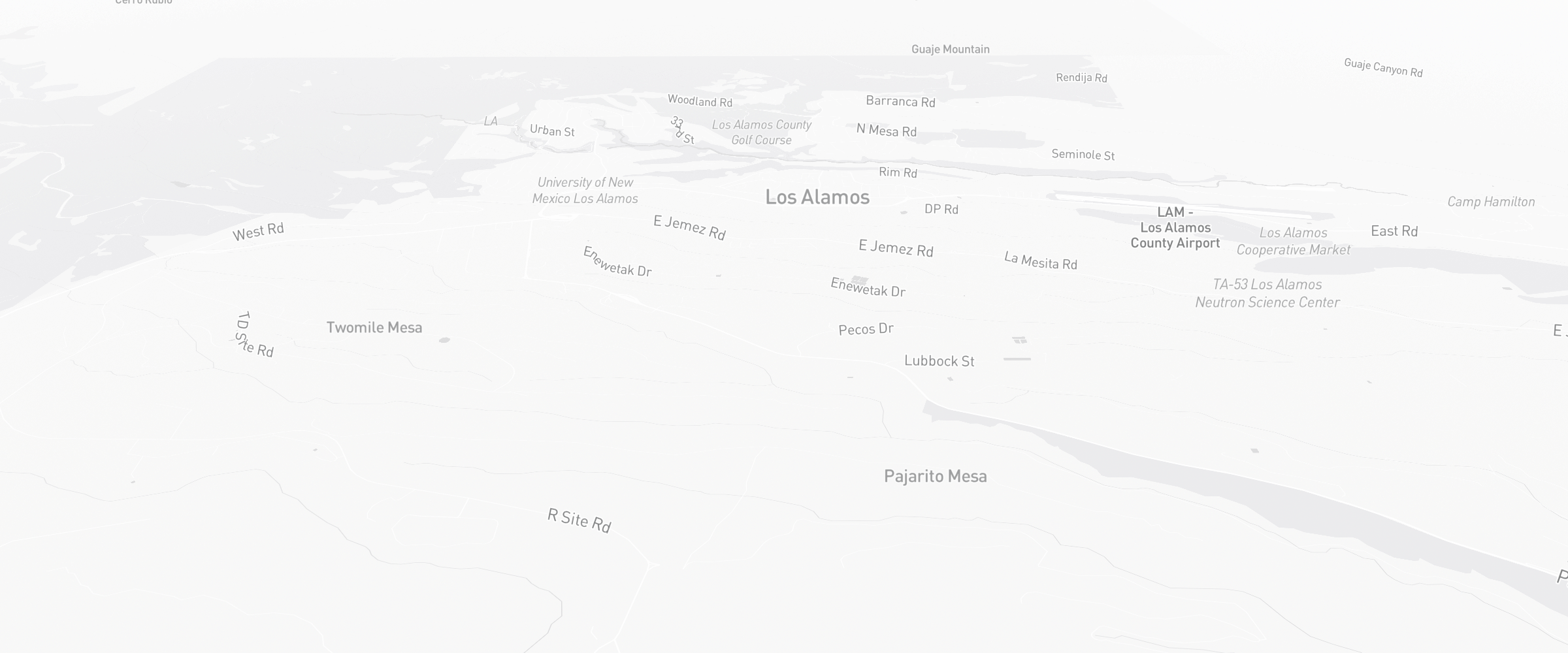 Neighborhood map of Los Alamos, NM — the area served by Life Insurance Agents of Los Alamos Group